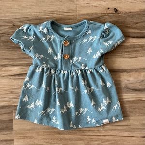 Little Road Co Mountain Peplum Top